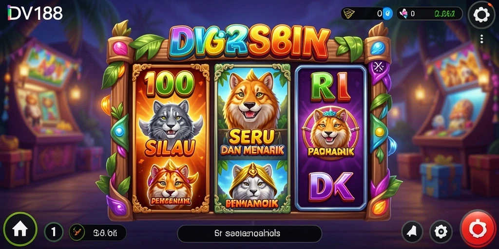 Tampilan gameplay seru dari DV188 dengan grafis memukau.