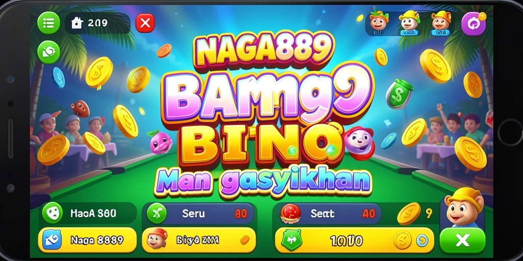Tampilan gameplay NAGA889 yang mengasyikkan saat bermain Bingo.