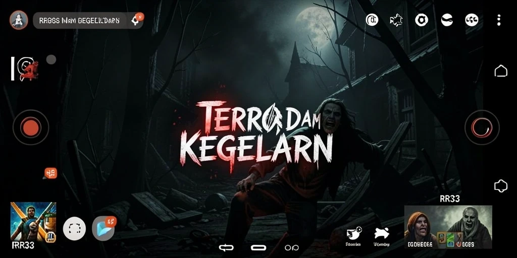 Menampilkan gameplay mendebarkan di dunia kegelapan.
