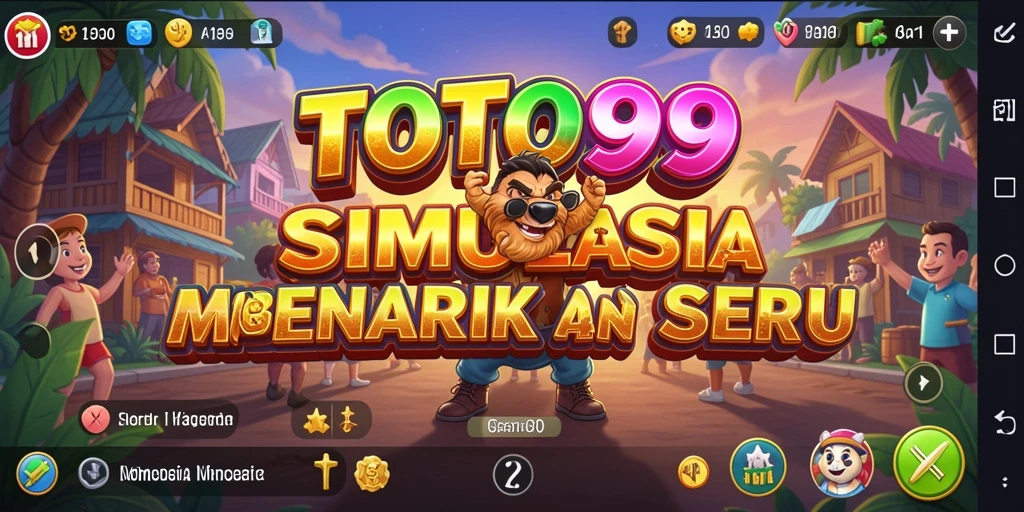 Tampilan gameplay menarik dari TOTO99 dengan berbagai fitur simulasi.